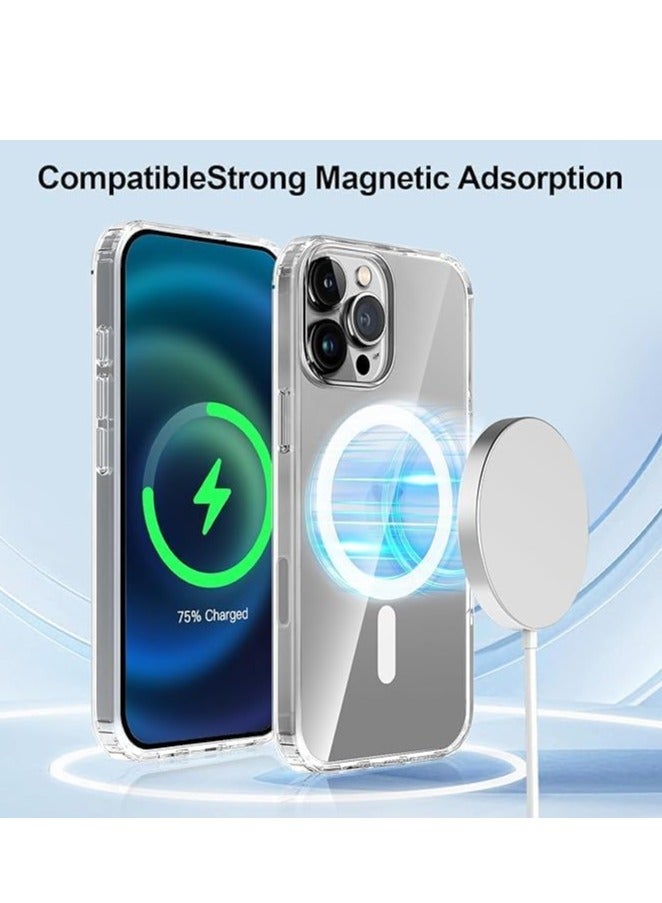 ELTRAZONE iPhone 16 Pro Magnetic Case - Clear Scratch-Resistant Back (AHN) - Image 3