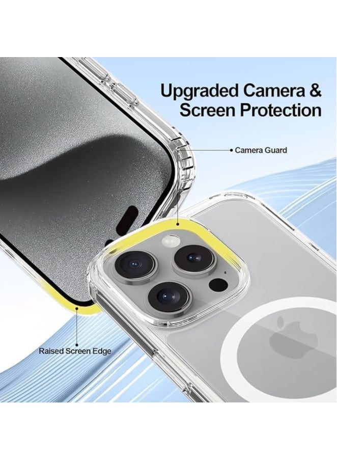 ELTRAZONE iPhone 16 Pro Magnetic Case - Clear Scratch-Resistant Back (AHN) - Image 4