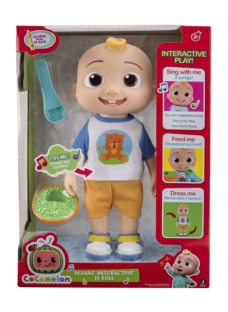 Jaswares Deluxe Interactive JJ Doll Plush CMW0058 - Image 1