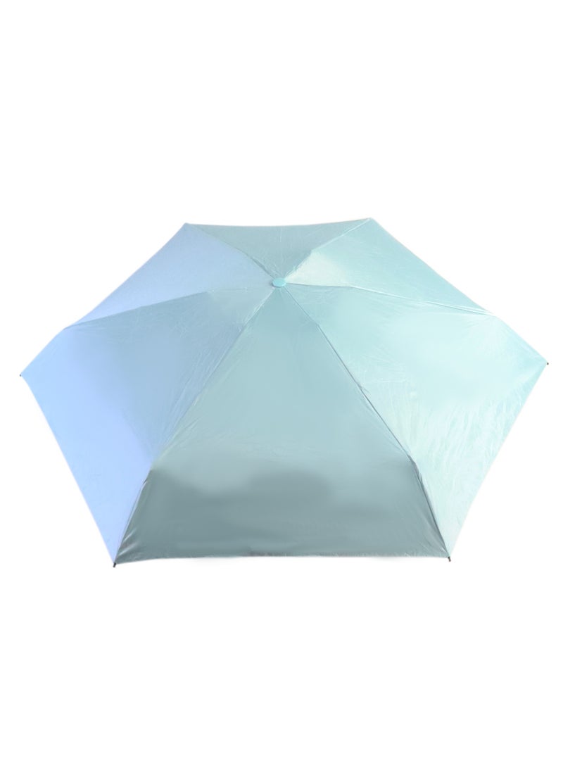 بيج ديزاين مظلة بيج ديزاين مودز أب فيروزية صغيرة، فتح وإغلاق يدوي، مقاومة للرياح، حجم صغير، تصميم أنيق - Image 2