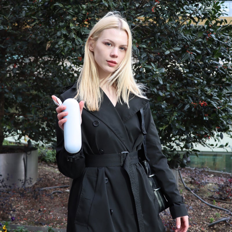 Biggdesign Moods Up Turquoise Mini Umbrella, Wind Resistant, Bag Size, Quick Dry, Compact Windproof Umbrella with Frame for Men and Women, Manual Umbrellas for Rain - Image 2