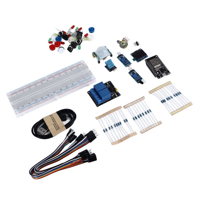 ESP32 Starter Kit: Complete Component Set With Stable Performance - Wifi Connectivity Board With Expandable Interfaces For Maker Projects & Programming Enthusiasts - Image 5