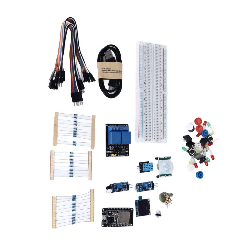 ESP32 Starter Kit: Complete Component Set With Stable Performance - Wifi Connectivity Board With Expandable Interfaces For Maker Projects & Programming Enthusiasts - Image 2