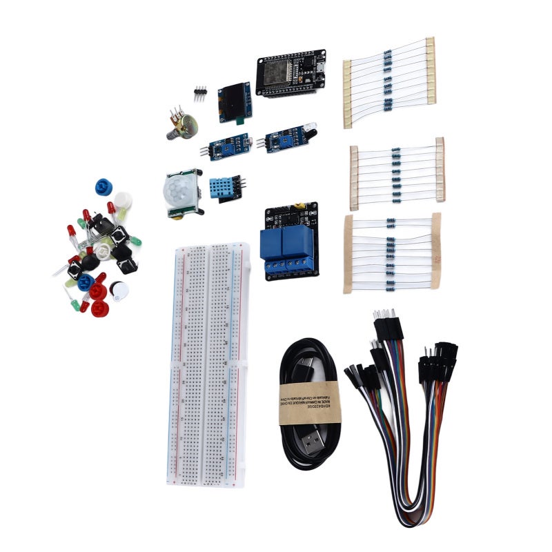 ESP32 Starter Kit: Complete Component Set With Stable Performance - Wifi Connectivity Board With Expandable Interfaces For Maker Projects & Programming Enthusiasts - Image 4