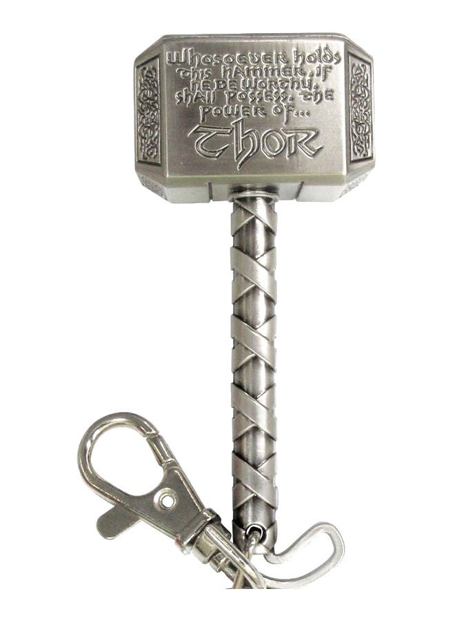 نيبمينينت سلسلة مفاتيح من البيوتر بتصميم مطرقة ثور فيلم "Avengers" مارفل.
