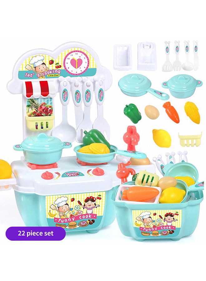 Kidle Pretend Play Toy Kitchen Set 23.5x10.5x26cm - Image 2