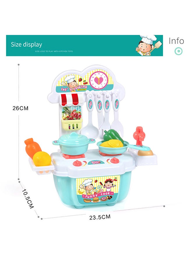 Kidle Pretend Play Toy Kitchen Set 23.5x10.5x26cm - Image 3
