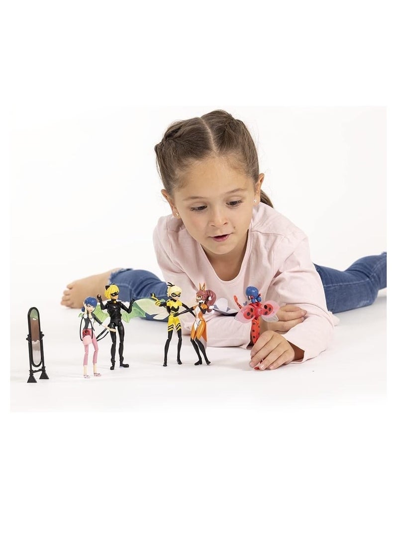 Miraculous Tales Of Ladybug And Cat Noir Small Cat Noir Doll | 12cm Miraculous Cat Noir Doll With Accessories | Adrien Superhero Cat Noir Toy | Miraculous Toys Bandai Miraculous Dolls Range - Image 4