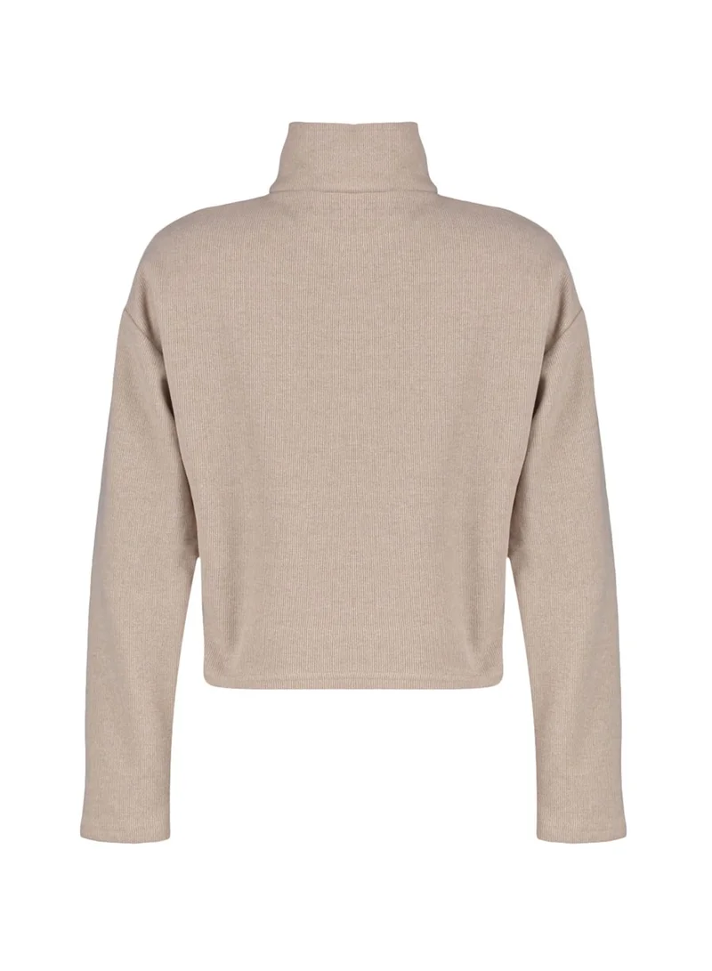 trendyol Zip Neck Sweatshirt