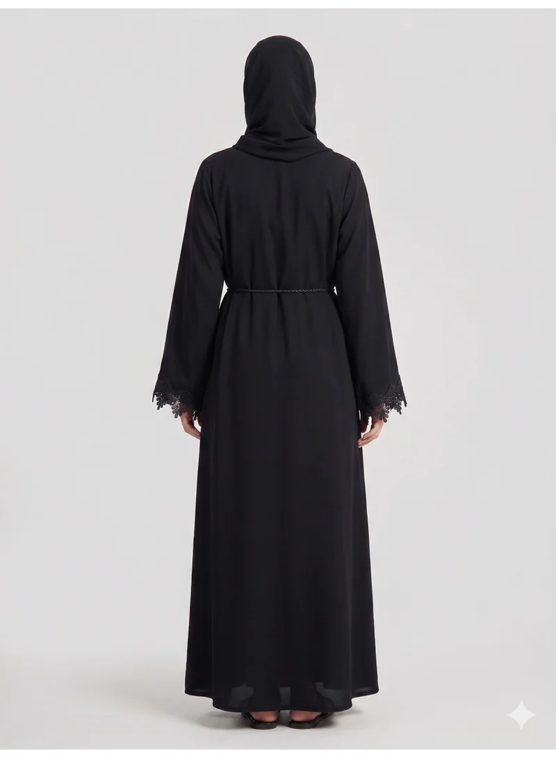 عباءات ريم Women's Abaya with Matching Sheila