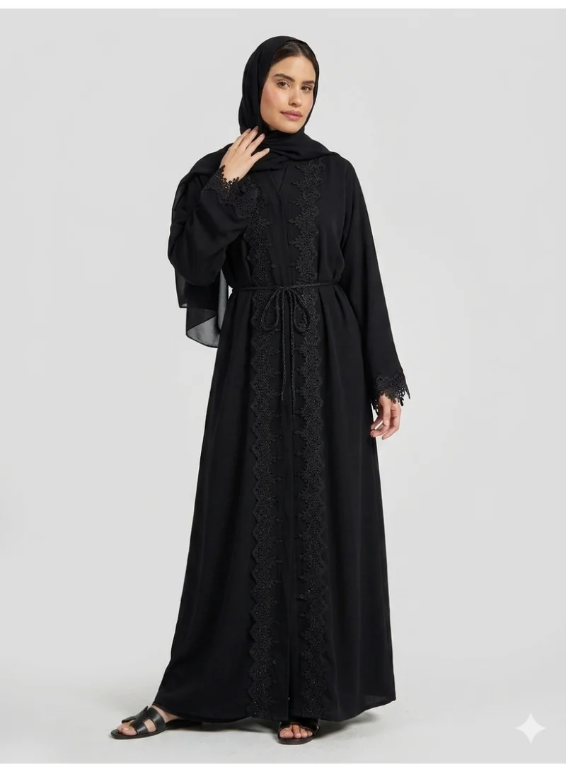 عباءات ريم Women's Abaya with Matching Sheila