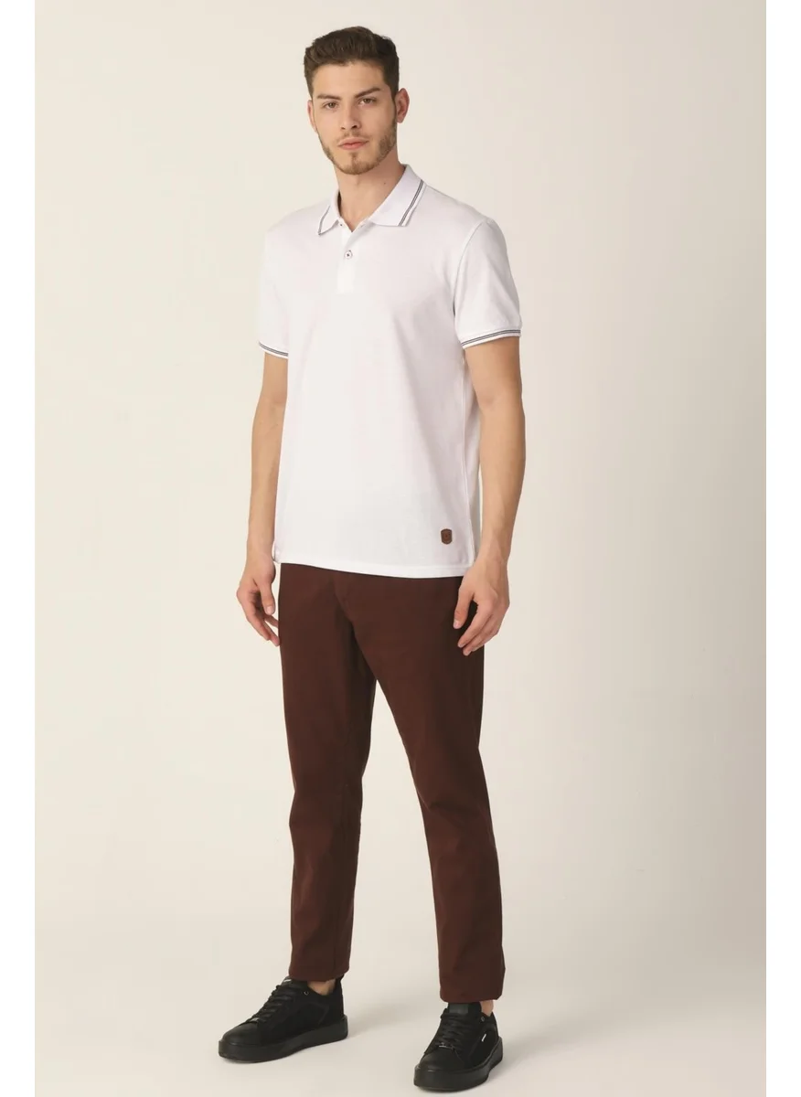 الكسندر جاردي Regular Fit Polo Neck T-Shirt (E21-8103)