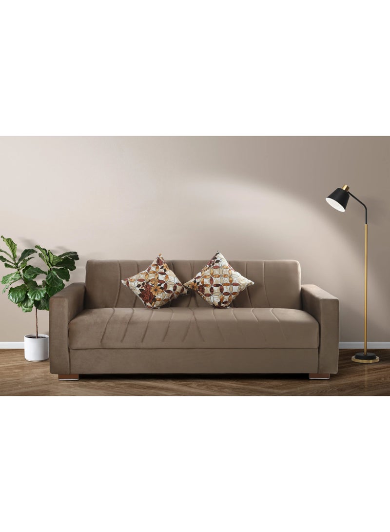 Sofa bed - chaise lounge - sofa size 100*220*80 cm, 2 cushions - Image 1