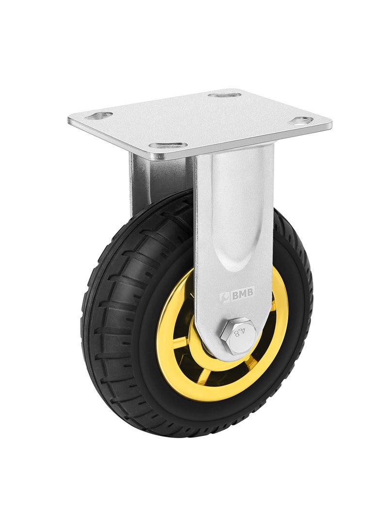 بي إم بي تولز عجلة ثابتة من المطاط 6 إنش سماكة الفولاذ 4.5 مللي متر- رمادي - Image 1