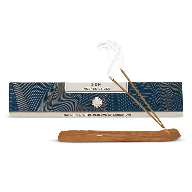 Nirmalaya Nirmalaya Zen Incense Sticks Agarbatti Incense Sticks for Pooja 100 Natural and Charcoal Free Organic Incense Sticks Incense Sticks for Home Fragrance 40 Sticks per Pack  - Image 1