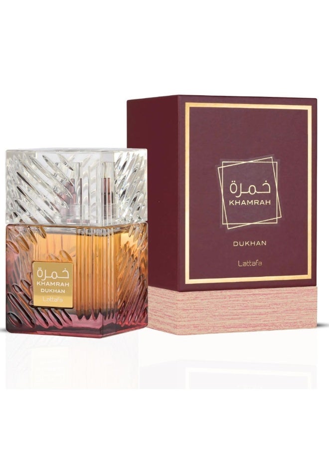 Lattafa Khamrah Dukhan EDP For Unisex 100ml - Image 1