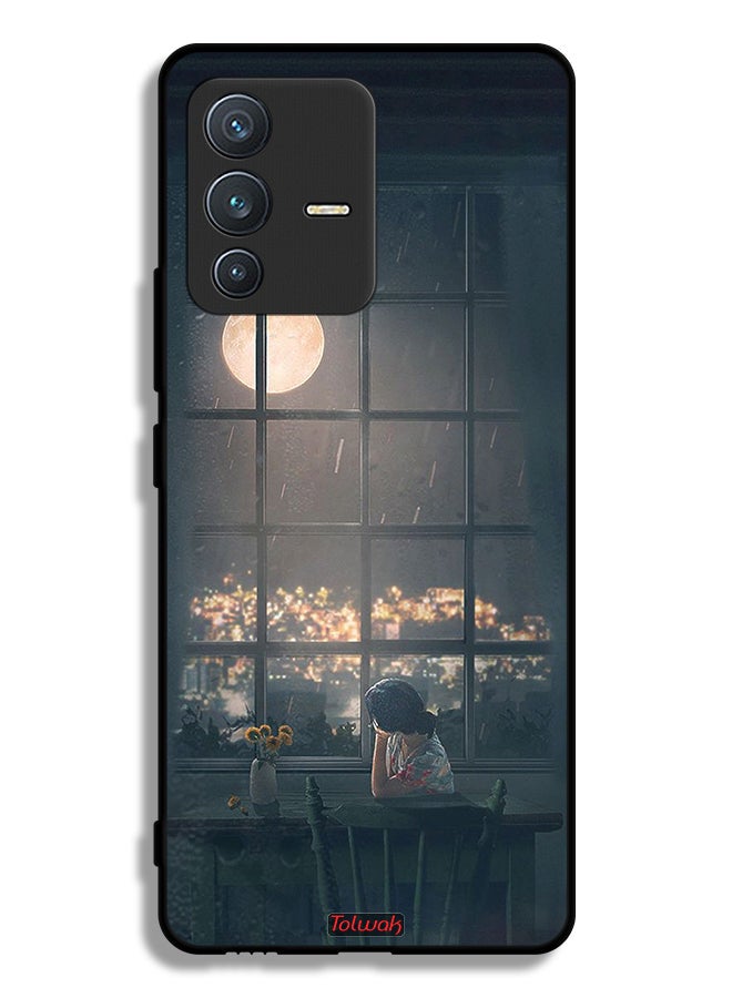 Tolwak Vivo V23 5G Protective Case Cover Looking At Moon Art - Image 1