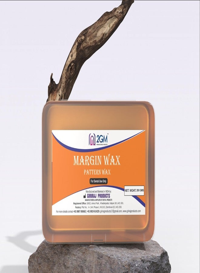 2GM Dental Modeling Pattern Wax - 200g, Precise Dentistry Wax for Shaping & Casting, Used for Professional Grade Dental Modeling, Techniques & Dentistry, Students Projects (Orange, Pack of 1) - Image 3