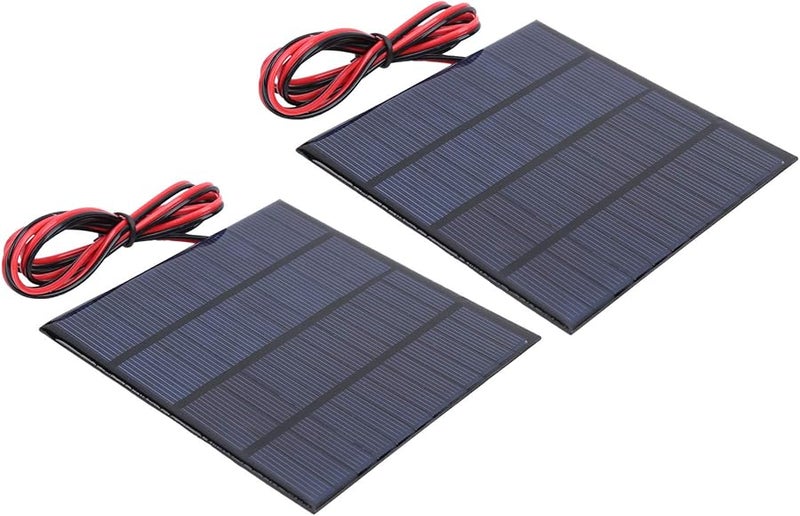 2 Pack Mini Solar Panel 110x110mm 12V 150mA High Efficiency Weatherproof for DIY Outdoor - Image 4