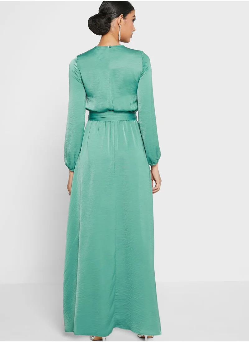 Khizana A-Line Belted Dress