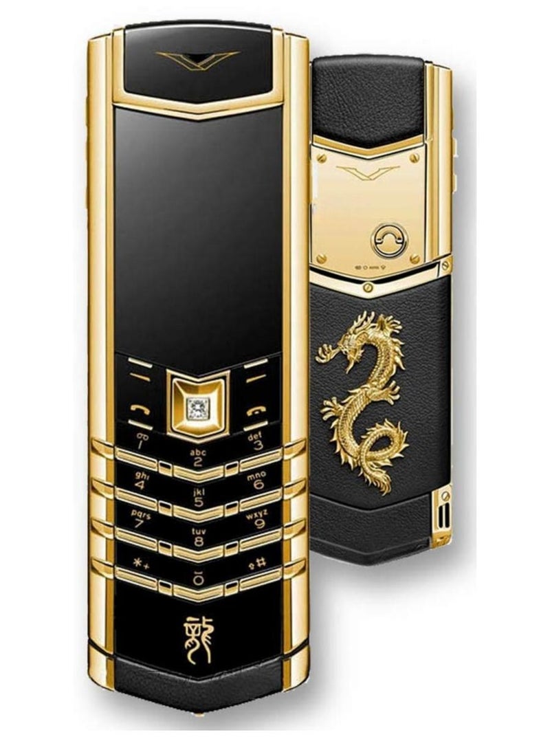 Hope Signature Golden Mobile Phone – Luxury Handcrafted Design gold Plating, Unlocked GSM, Exclusive User Experience, Premium Leather Backing, Sapphire Crystal Display - Image 1