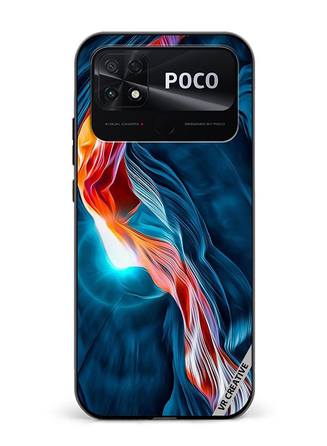 VR CREATIVE Protective Case Cover For Xiaomi Poco C40 Layers Design Multicolour - Image 1