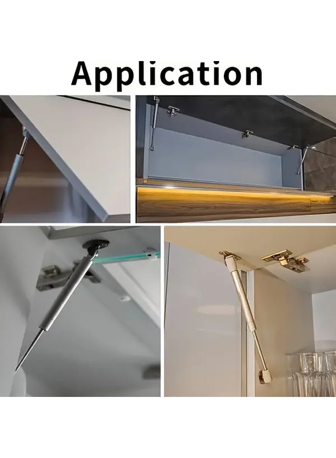 4 Pack 120N Lift Up Stay Hinges 10 2in Copper Adjustable Gas Spring For Cabinet - Image 5