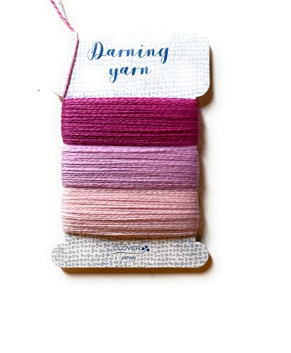 Darning yarn Rose Pink 3 Colors - Image 2