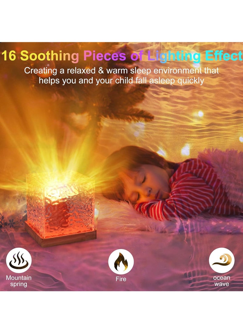 Generic - 16 Color Gradient Ocean Wave Projector Lamp with Remote Control for Office, Bedroom, Bar, Restaurant - Image 1