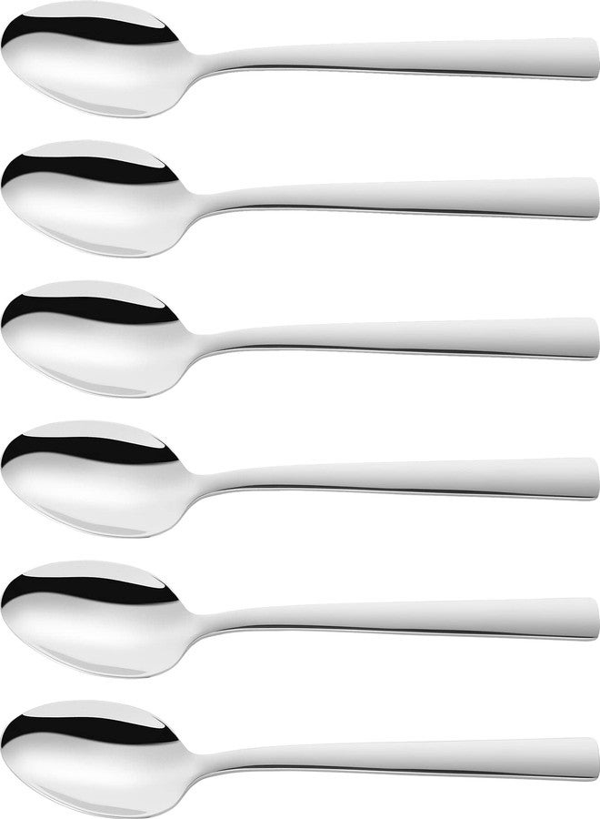 Zwilling 1000917 07150-247-0 Dinner, 6 Espresso Spoons, Stainless Steel, Silver - Image 1