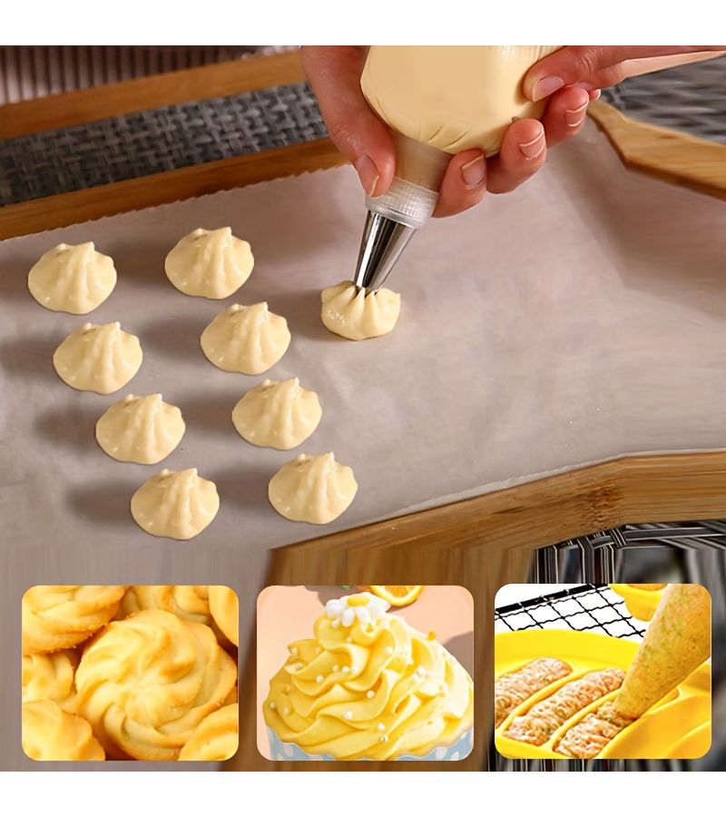 100 Thick Durable High Quality Piping Bags Size L 100pcs for Cake Pastry Decoration - Image 5