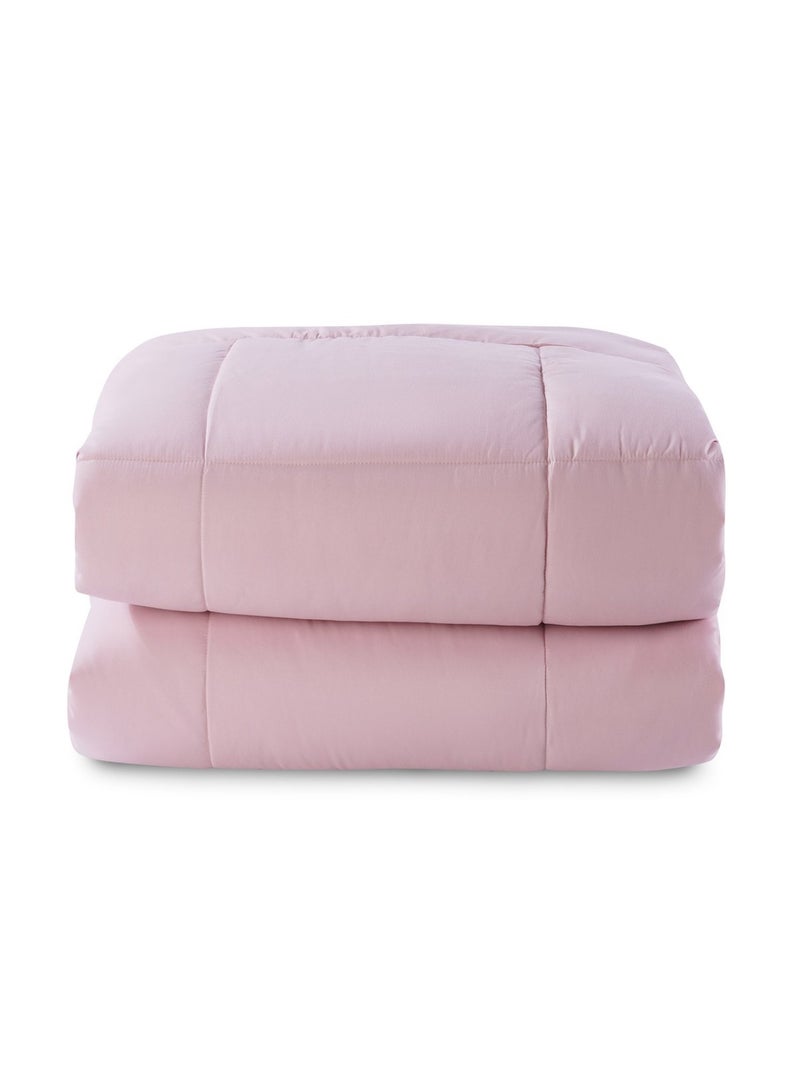 Pan Home لحاف Essence Reversible مقاس 200×240 سم - وردي - Image 1