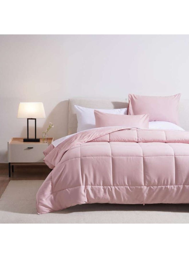 Pan Home Essence Reversible Comforter 200x240cm - Pink - Image 3