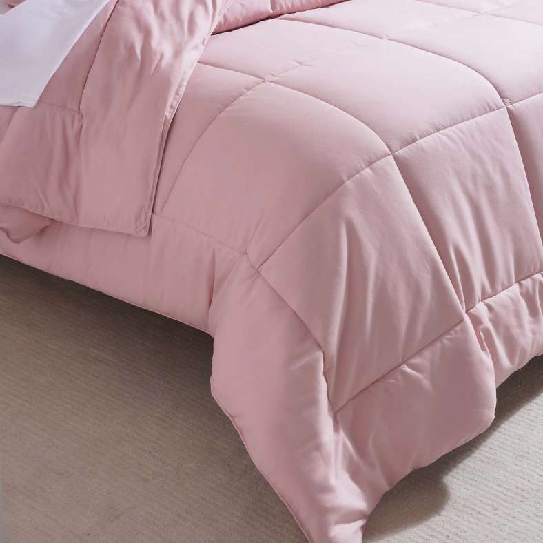 Pan Home لحاف Essence Reversible مقاس 200×240 سم - وردي - Image 4