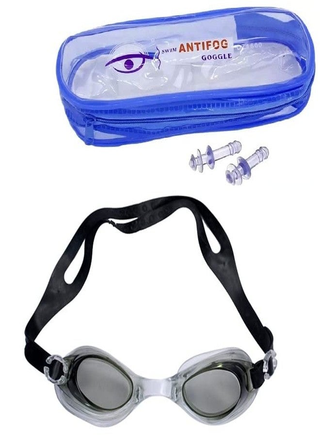 KAVIN Cartoon Design Swimming Goggles with Earplug for Kids, Children and Toddlers, Pack of 1 - Image 1