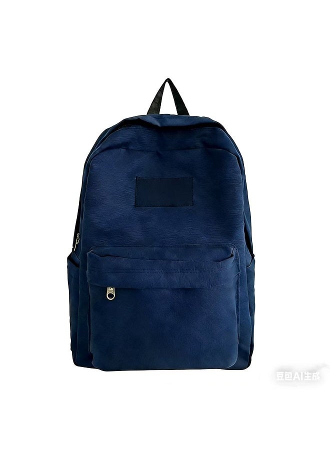 Nylon Laptop Backpack for College Students - Large Capacity 13 Inch Notebook Bag | Minimalist Style - Image 1