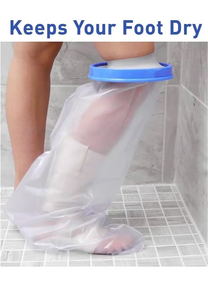 Waterproof Leg Cast Cover for Shower Watertight Foot Protector - Image 2
