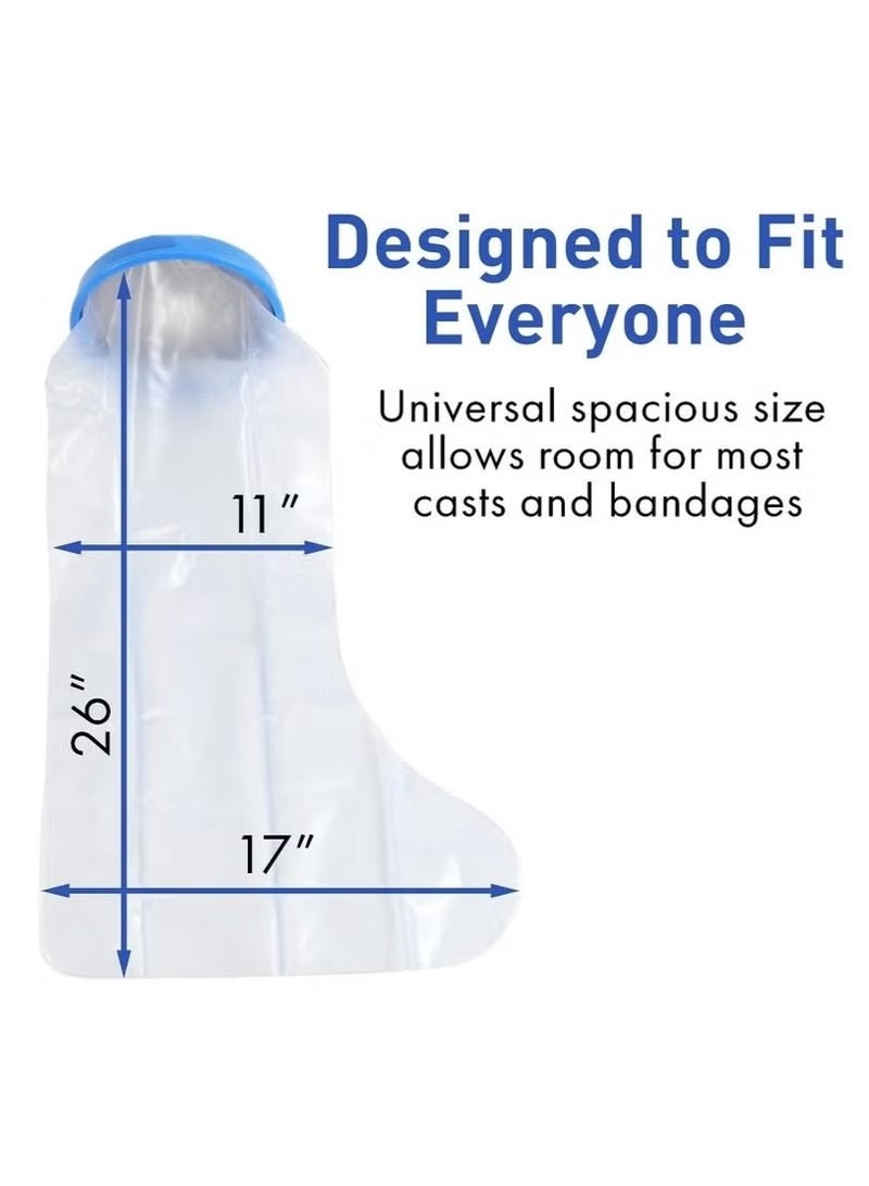 Waterproof Leg Cast Cover for Shower Watertight Foot Protector - Image 5