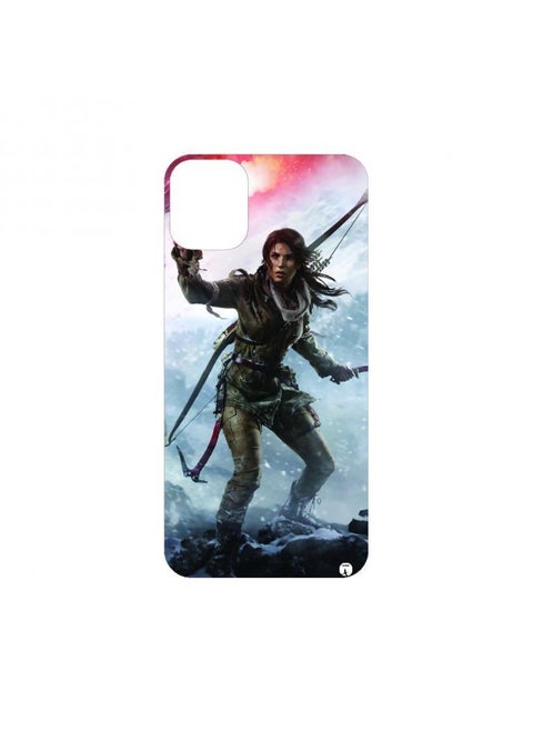 Printed Back Phone Sticker For IPHONE 11 Gaming Lara Croft From Rise Of The Tomb Raider Game By Crystal Dynamics