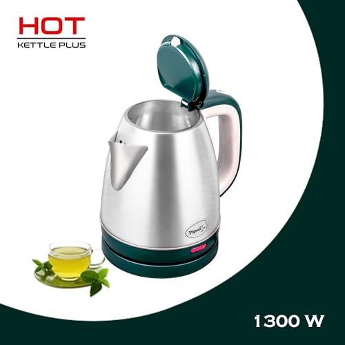 Pigeon by Stovekraft Hot Plus Electric Kettle (16245) with Stainless Steel Body, 1.5 litre, used for boiling Water, making tea and coffee, instant noodles, soup etc. (Green) - Image 3