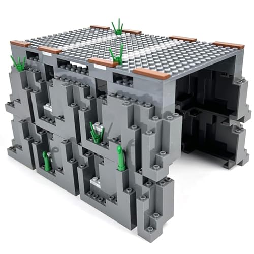 enttgo City Train Track Building Block Accessories Train Track Accessories and Railway Track Expansion are Compatible with All Major Brands Tunnel Cave - Image 1