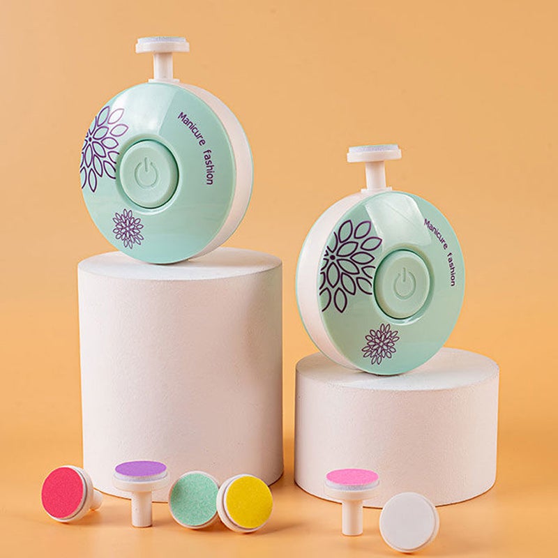 3 Grinding Heads Set Electric Manicure Nail Sharpener for Babies and Children Baby Nail Cutter Manicure - Image 4