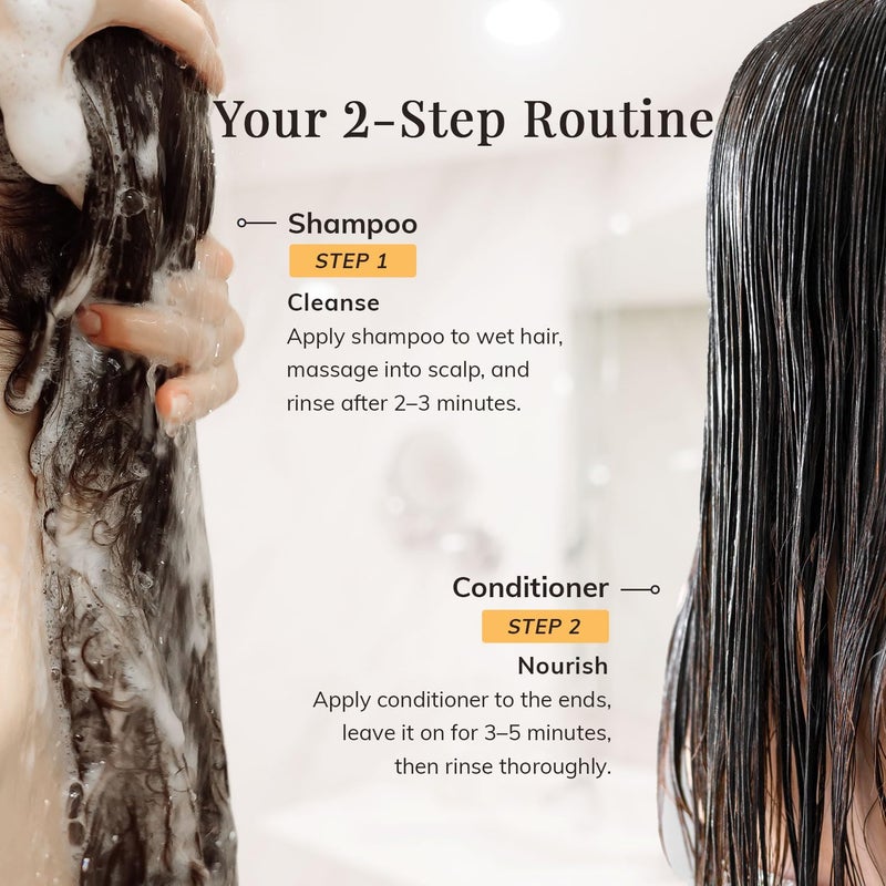 RootStim Hair Growth Shampoo and Conditioner Set - Rosemary & Biotin Shampoo and Conditioner for Hair Thickening - Botanical Boost for a Healthy Scalp, Hair Growth and Strengthen - Image 5