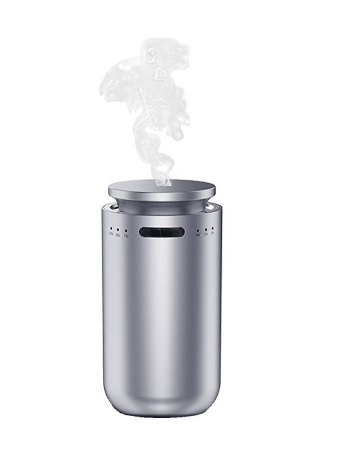 Joshberg Aroma Diffuser - Cordless Essential Oil Nebulizer,USB Waterless Car Scent Essential Oil Diffuser,Car Air Freshener 15ML,100m³ Coverage(Sliver)  - Image 1