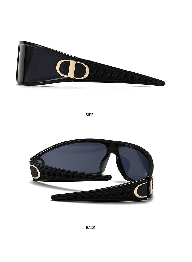 2-in-1 Designer Sunglasses Headband, PC Frame, UV Protection - Image 2