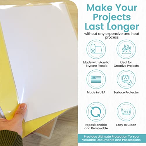 Con-Tact Brand Clear Adhesive Protective Liner, Protect Books and Documents, Easy to Apply Book Cover, 13.5'' x 5' - Image 3