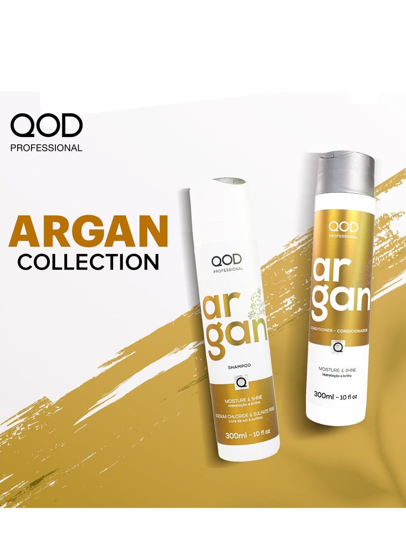QOD Professional Argan Shampoo Conditioner 300ml Combo of 2 Sulphate free Sodium Chloride free - Image 5