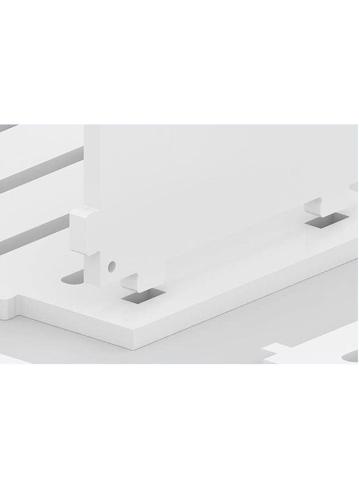 TPGP Coffee Corner || Coffee Table || Coffee Bar for living room, Kitchen, dining room and Office, Coffee machine stand with cabinet storage Size 58x27x150 cm (Made Of Foam plastic) (Black And Wooden) - Image 5