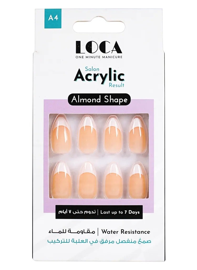 لوكا أظافر صناعية لصق ذاتي الموند #4 - Image 1