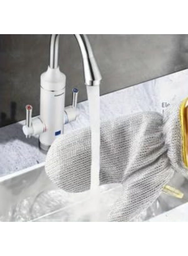 Reusable wire kitchen gloves for washing and cleaning dishes and cups - Image 4